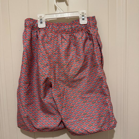 Class Club swim shorts pink with fish print - size 10/12 - Picture 2 of 5